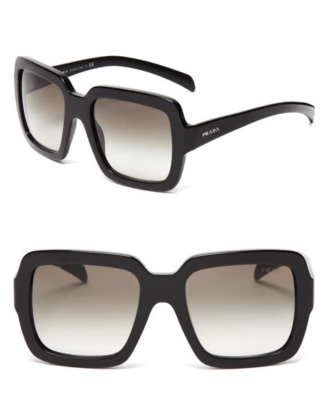 prada square oversized sunglasses|prada rectangular sunglasses men.